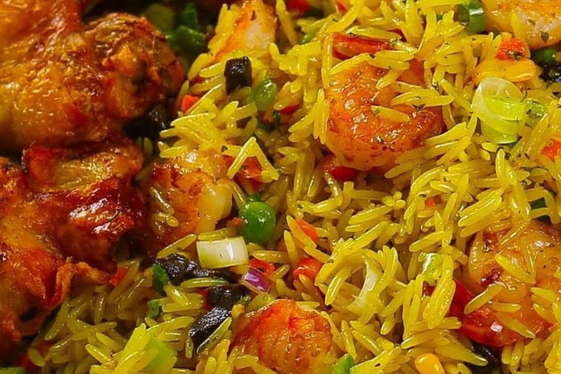 2 Gees Grill Bar — Jollof Rice & Grilled Chicken