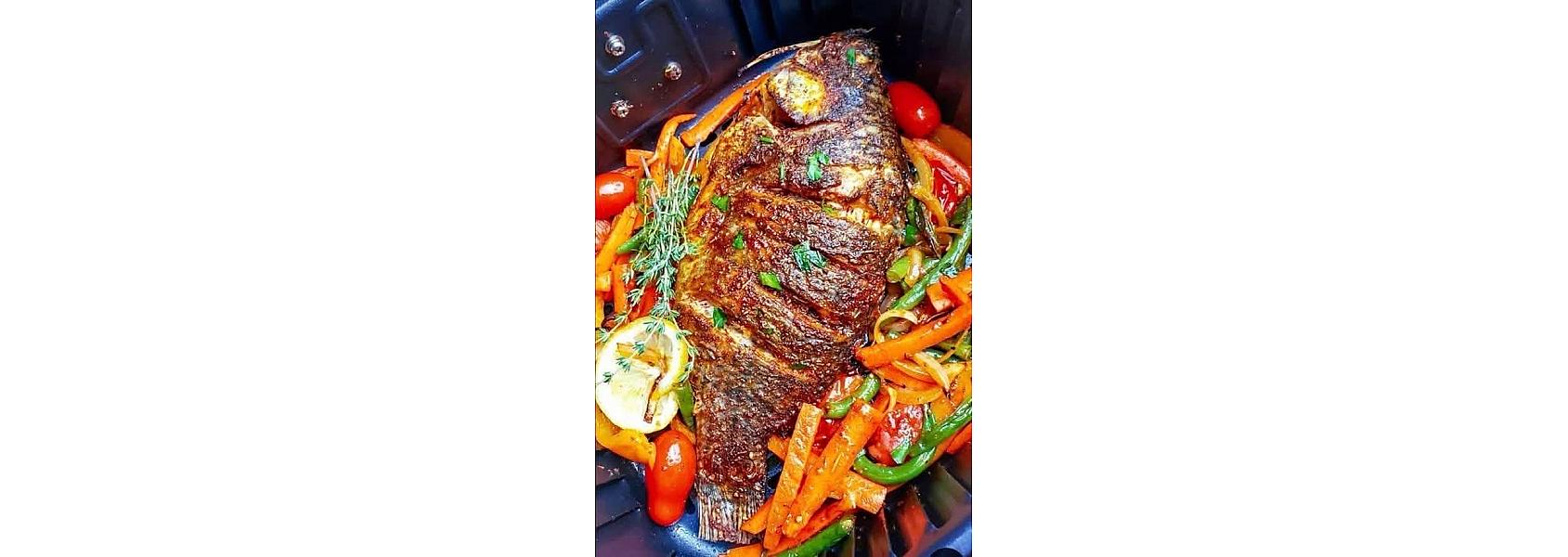 Crispy Roasted Fish & Vegetables