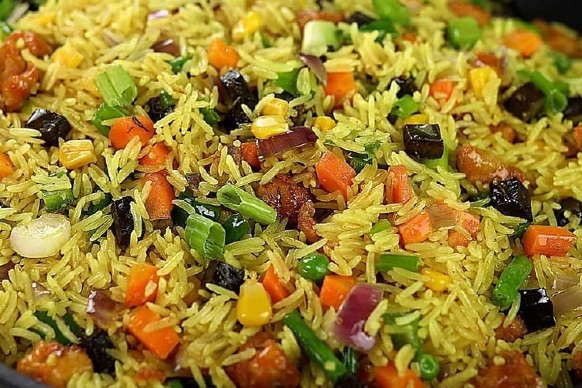2 Gees Grill Bar — Fried Rice with Mixed Vegetables