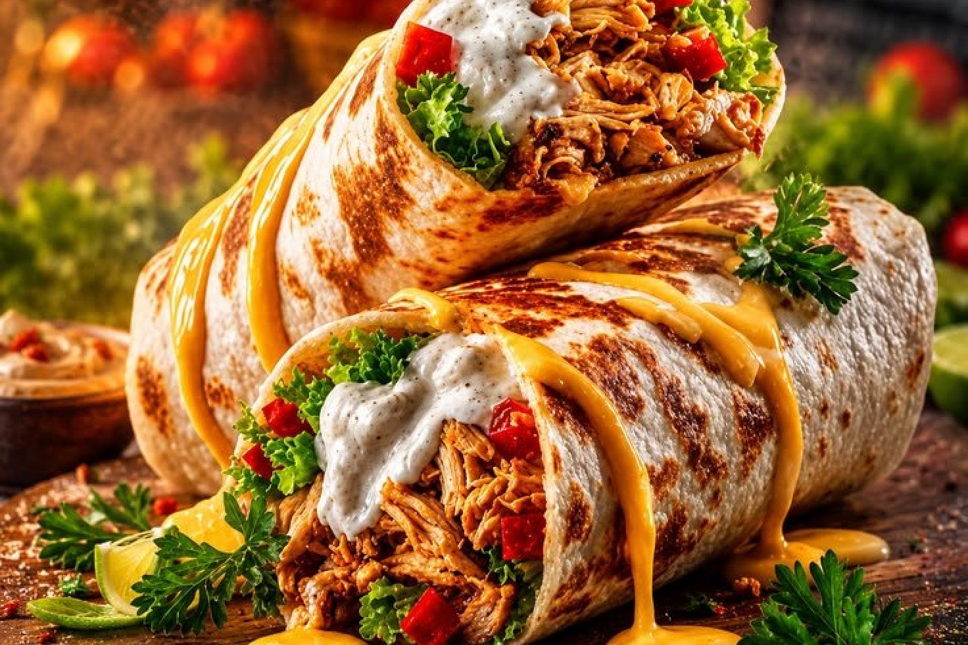 2 Gees Grill Bar — Chicken Shawarma Wrap